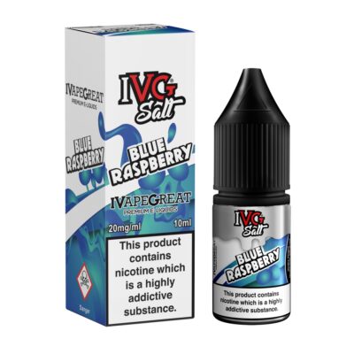 Blue Raspberry Nic Salt 10ml by IVG Salt