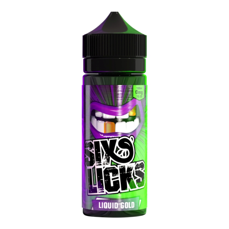 Six Licks Liquid Gold 100ml Six Licks Liquid Gold 100ml