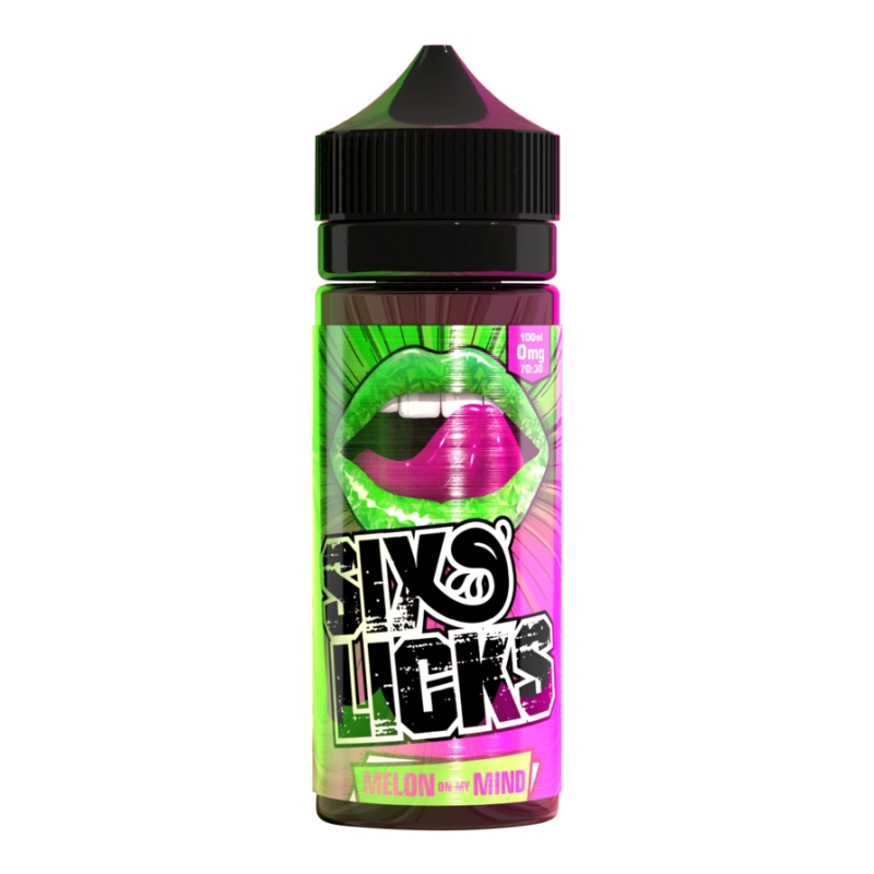 Six Licks Melon On My Mind 100ml Six Licks Melon On My Mind 100ml