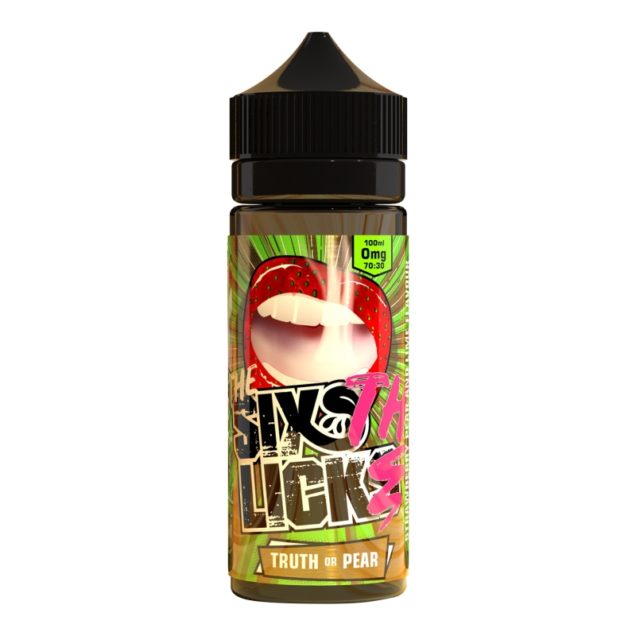 Six Licks Truth Or Pear 100ml
