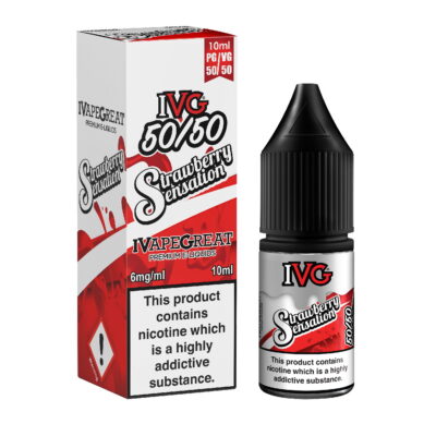 Strawberry Sensation 10ml by IVG 50/50