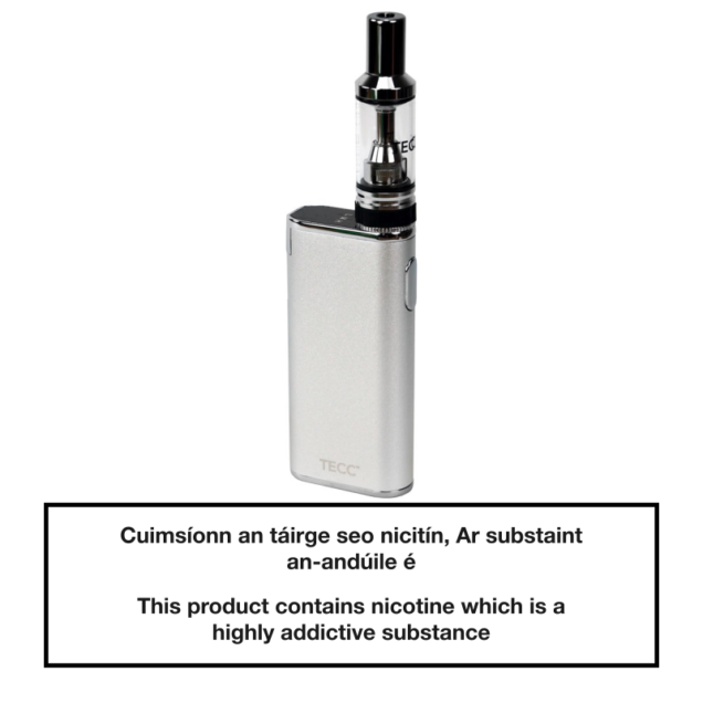 TECC arc Slim E-cig Kit - Silver