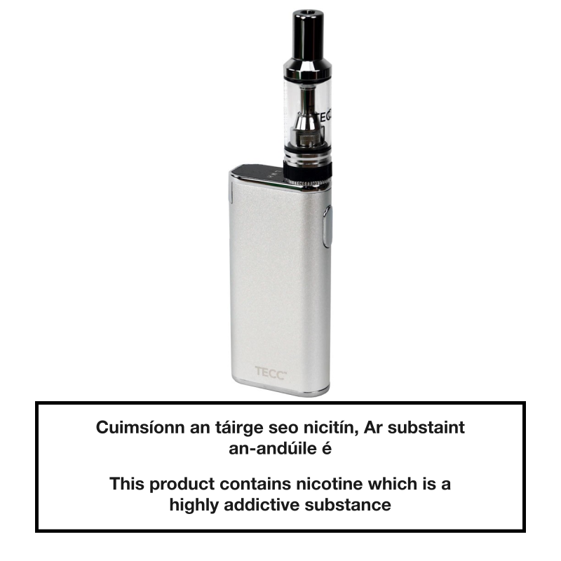 TECC arc Slim E-cig Kit - Silver