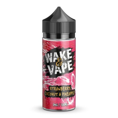 Wake & Vape Strawberry, Coconut & Pineapple 100ml