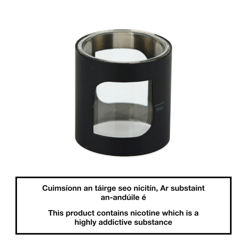 Aspire PockeX Replacement Glass & Tube - Black