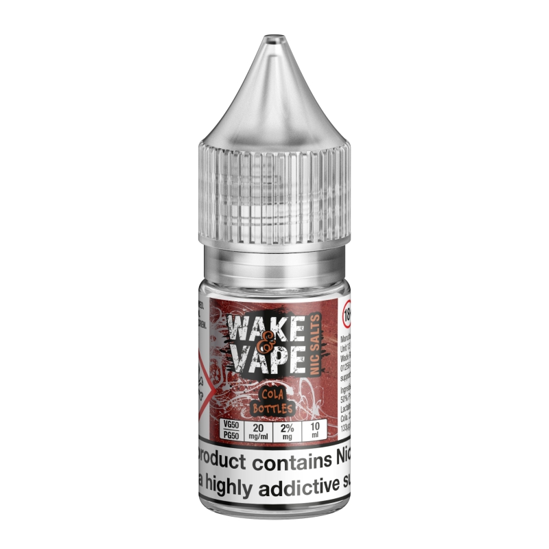 Wake & Vape Cola Bottles 10ml Nic Salt