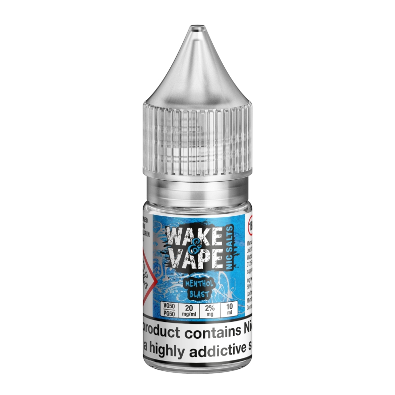 Wake & Vape Menthol Blast 10ml Nic Salt