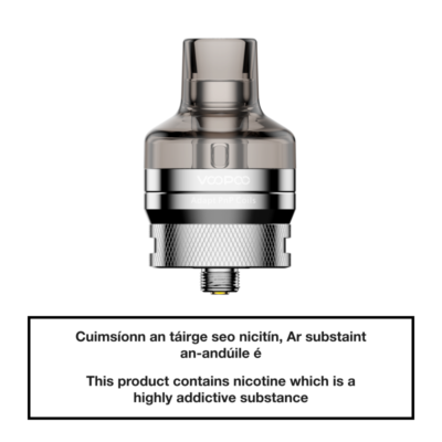 VooPoo PnP Pod Tank - Stainless Steel