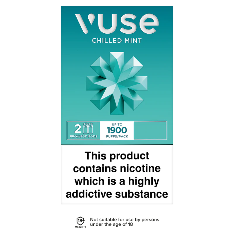 Chilled Mint ePod Nic Salt eliquid Pod by VUSE Chilled Mint ePod Nic Salt eliquid Pod by VUSE