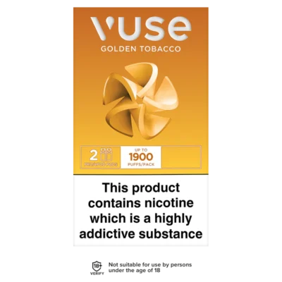 Golden Tobacco ePod Nic Salt eliquid Pod by VUSE