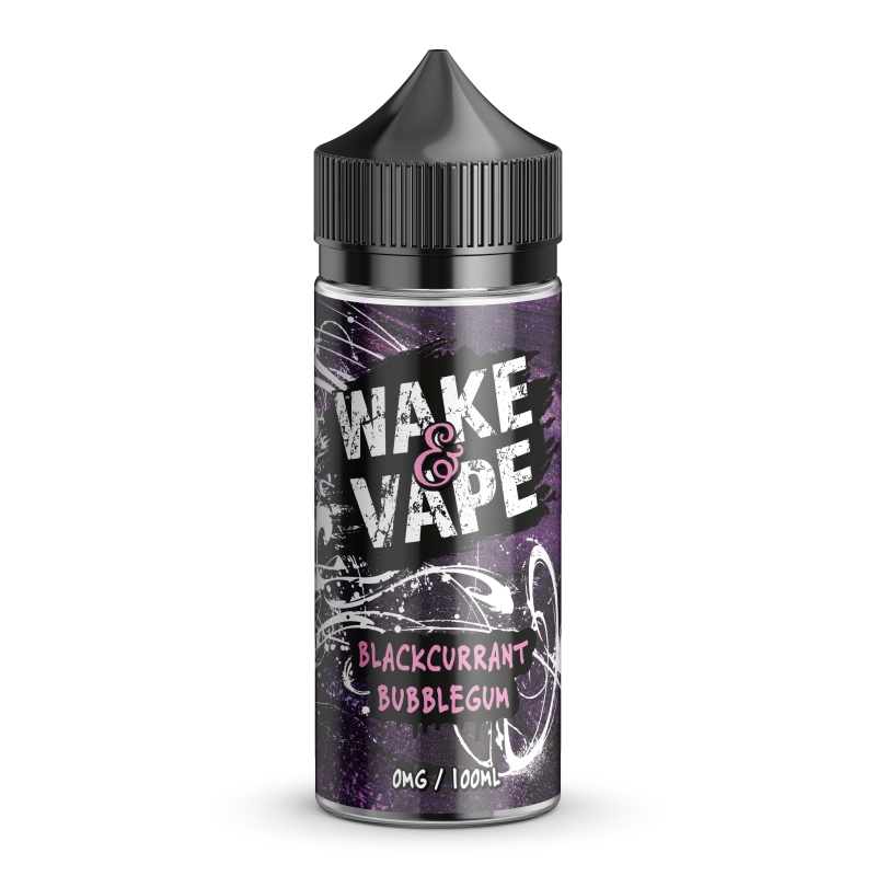 Wake & Vape Blackcurrant Bubblegum 100ml Wake & Vape Blackcurrant Bubblegum 100ml