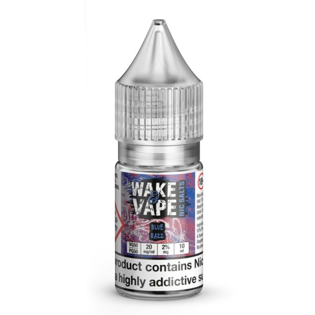 Wake & Vape Blue Razz 10ml Nic Salt