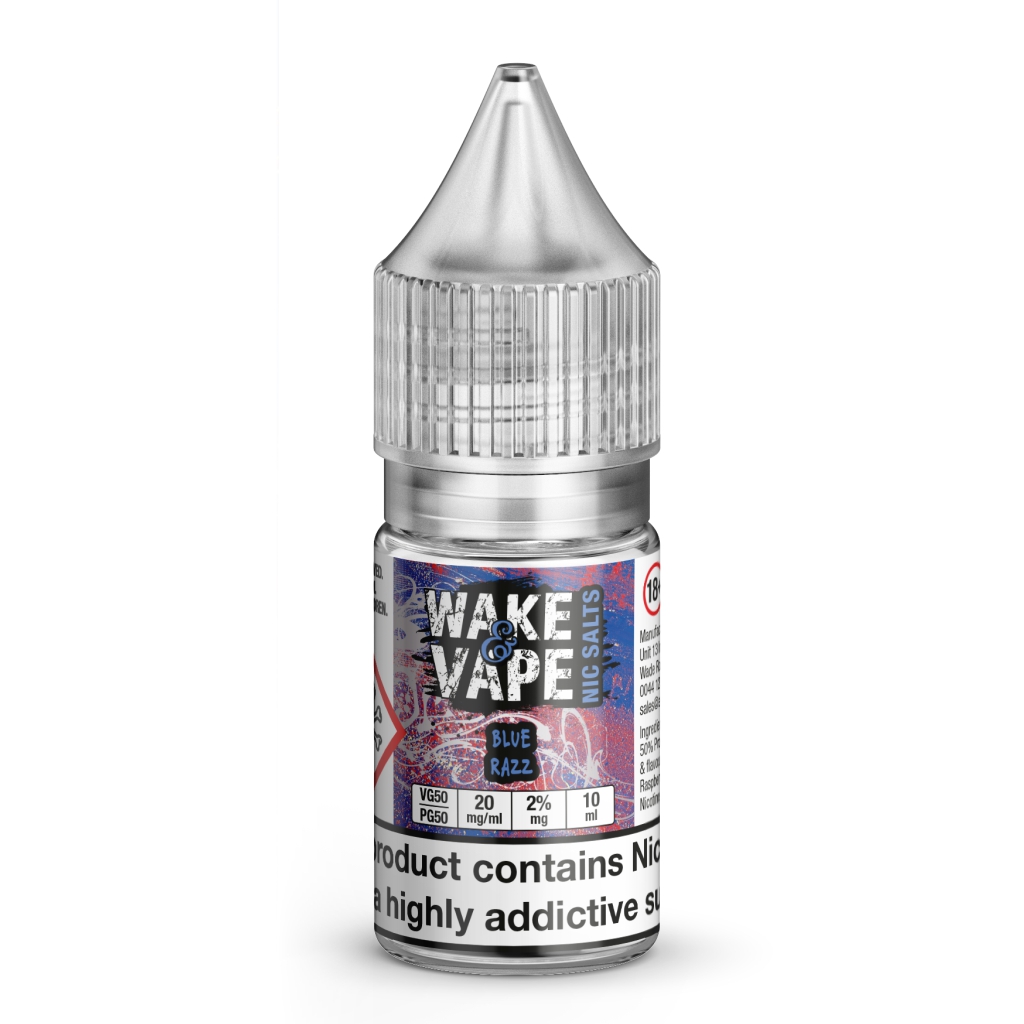 Wake & Vape Blue Razz 10ml Nic Salt