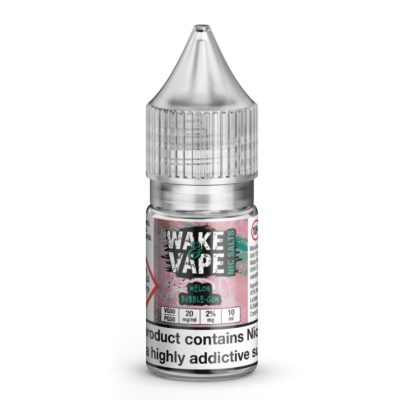 Wake & Vape Melon Bubblegum 10ml Nic Salt