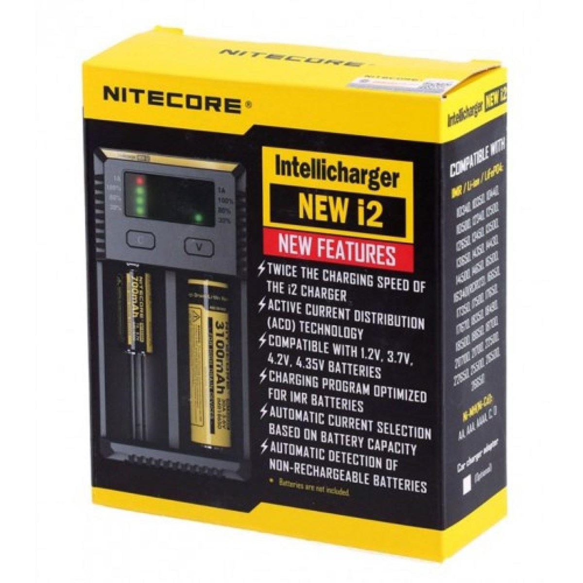 Nitecore Intelli i2 Battery Charger - Box Nitecore Intelli i2 Battery Charger - Image 4