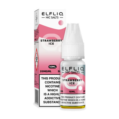 Strawberry Ice Elfliq Nic Salt 10ml by Elf Bar