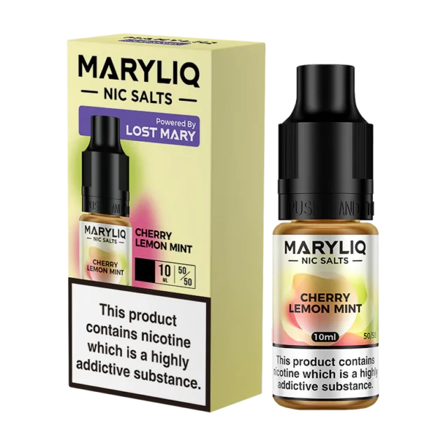 Cherry Lemon MInt Maryliq Nic Salt by Lost Mary