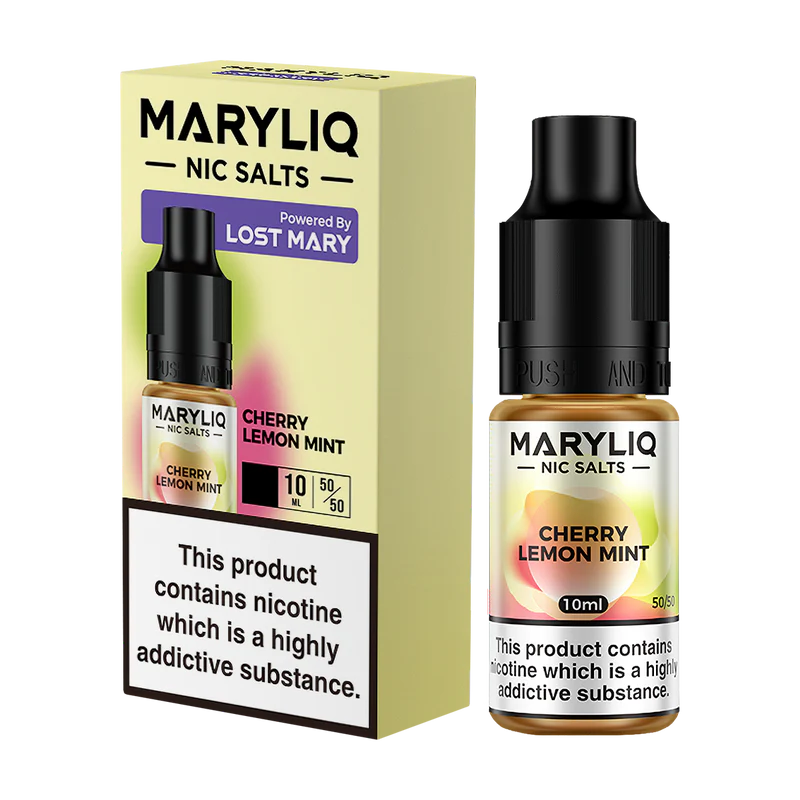 Cherry Lemon MInt Maryliq Nic Salt by Lost Mary Cherry Lemon MInt Maryliq Nic Salt by Lost Mary