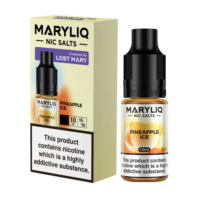 Pineapple Ice Maryliq Nic Salt by Lost Mary