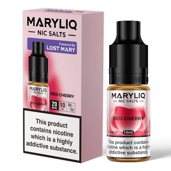 Red Cherry Maryliq Nic Salt by Lost Mary Red Cherry Maryliq Nic Salt by Lost Mary