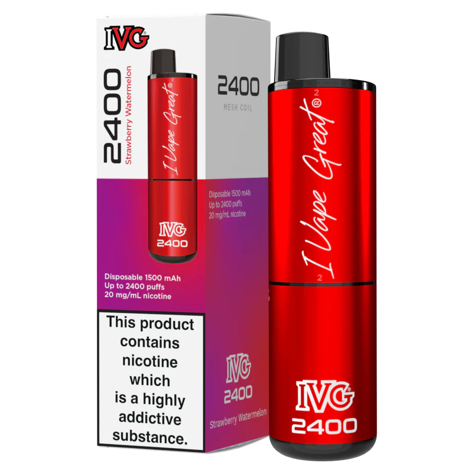 Strawberry Watermelon IVG 2400 Disposable Vape Strawberry Watermelon IVG 2400 Disposable Vape