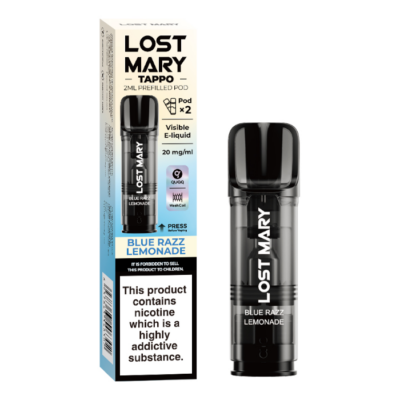 Blue Razz Lemonade Lost Mary Tappo Pods