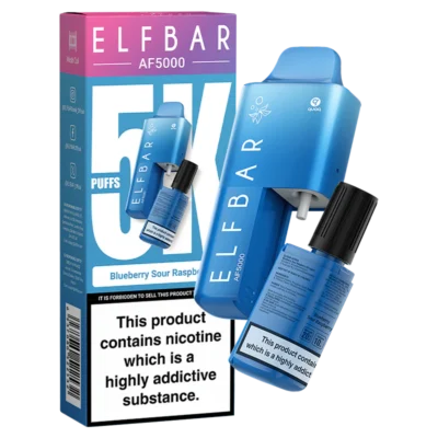 Blueberry Sour Raspberry Elf Bar AF5000 Disposable Vape Kit