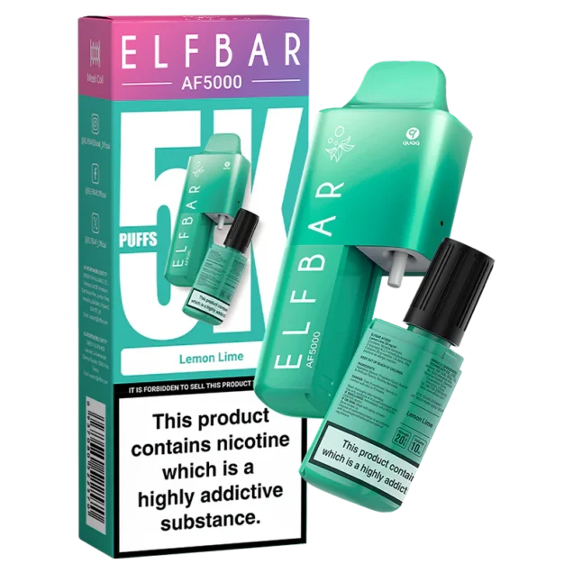 Lemon Lime Elf Bar AF5000 Disposable Vape Kit
