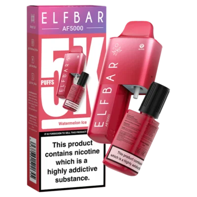 Watermelon Ice Elf Bar AF5000 Disposable Vape Kit