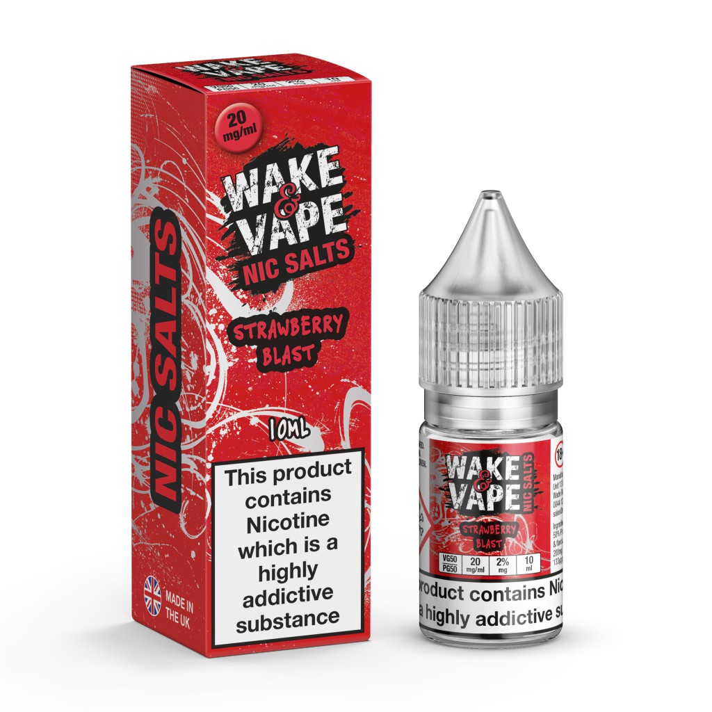 Strawberry Blast Nic Salt by Wake & Vape