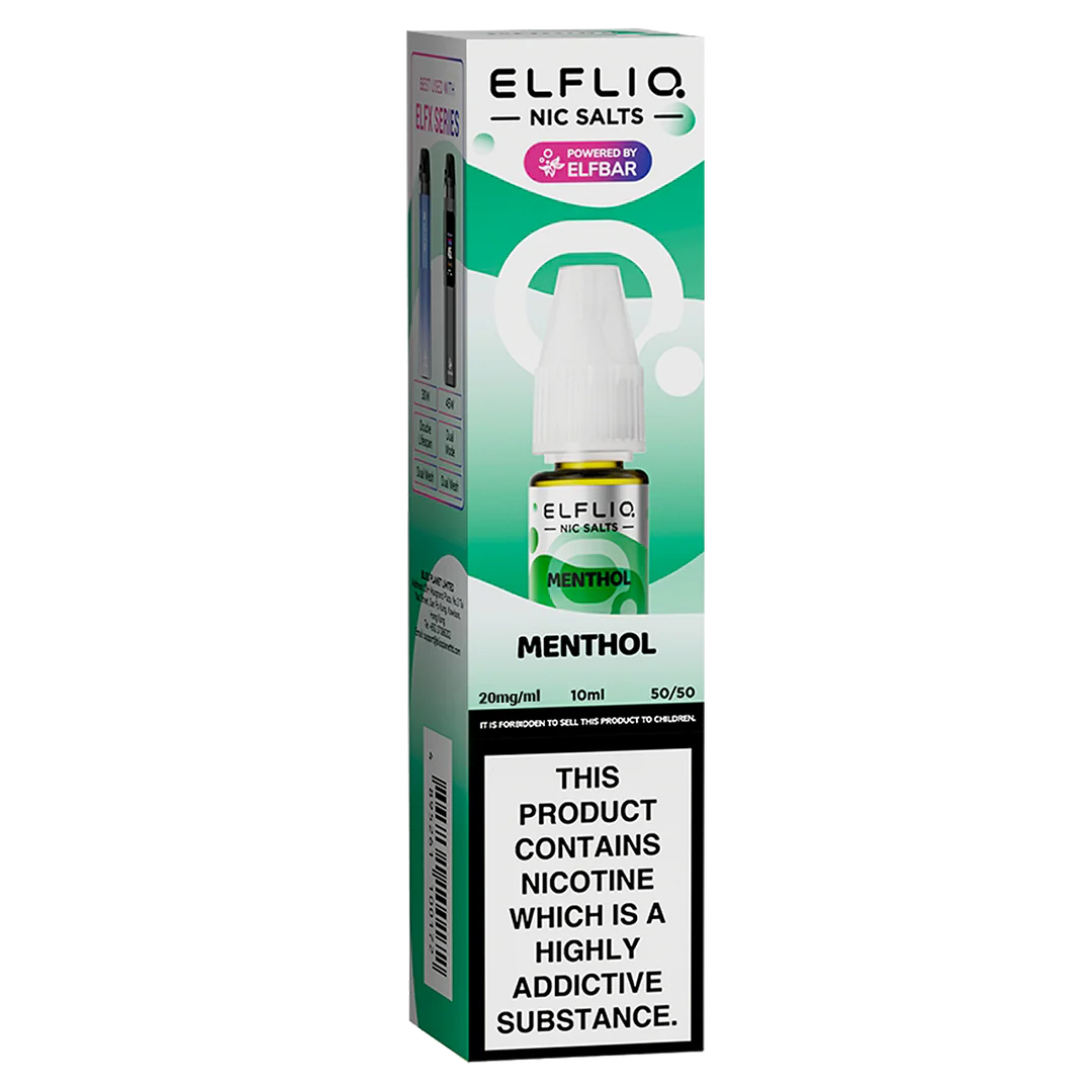Menthol Elfliq Nic Salt 10ml by Elf Bar
