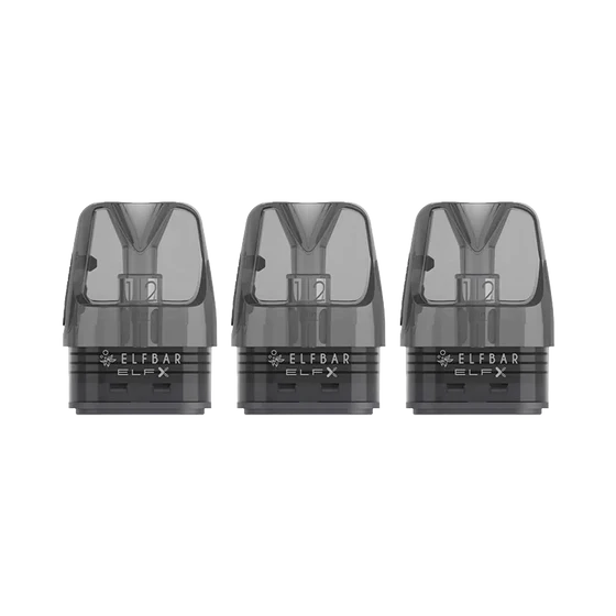 Elfbar Elfx Dual Mesh Replacement Vape Pods - Pack of 3
