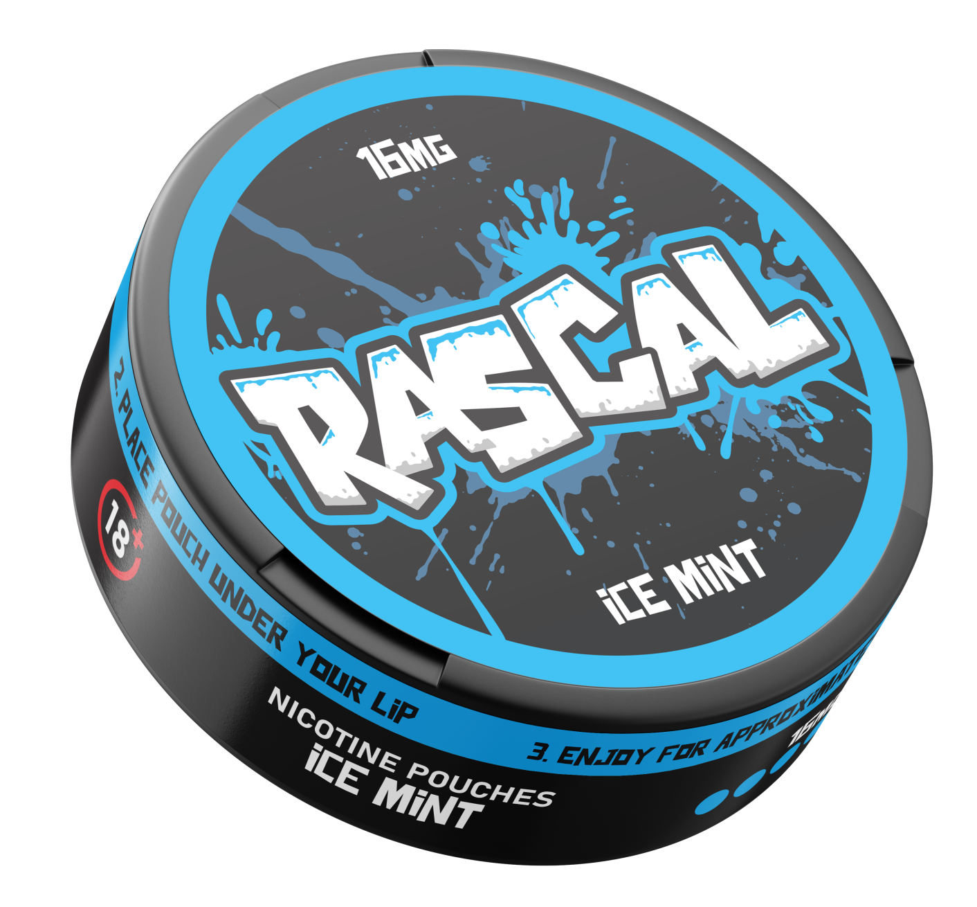 Ice Mint Nicotine Pouches by RASCAL