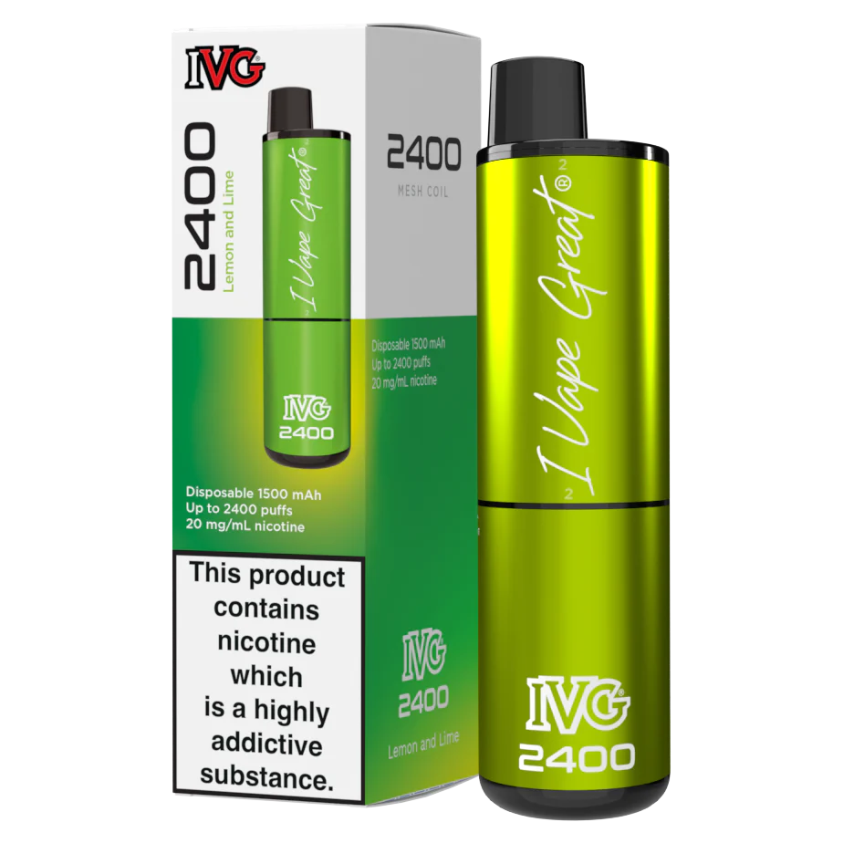 Lemon and Lime IVG 2400 Disposable Vape