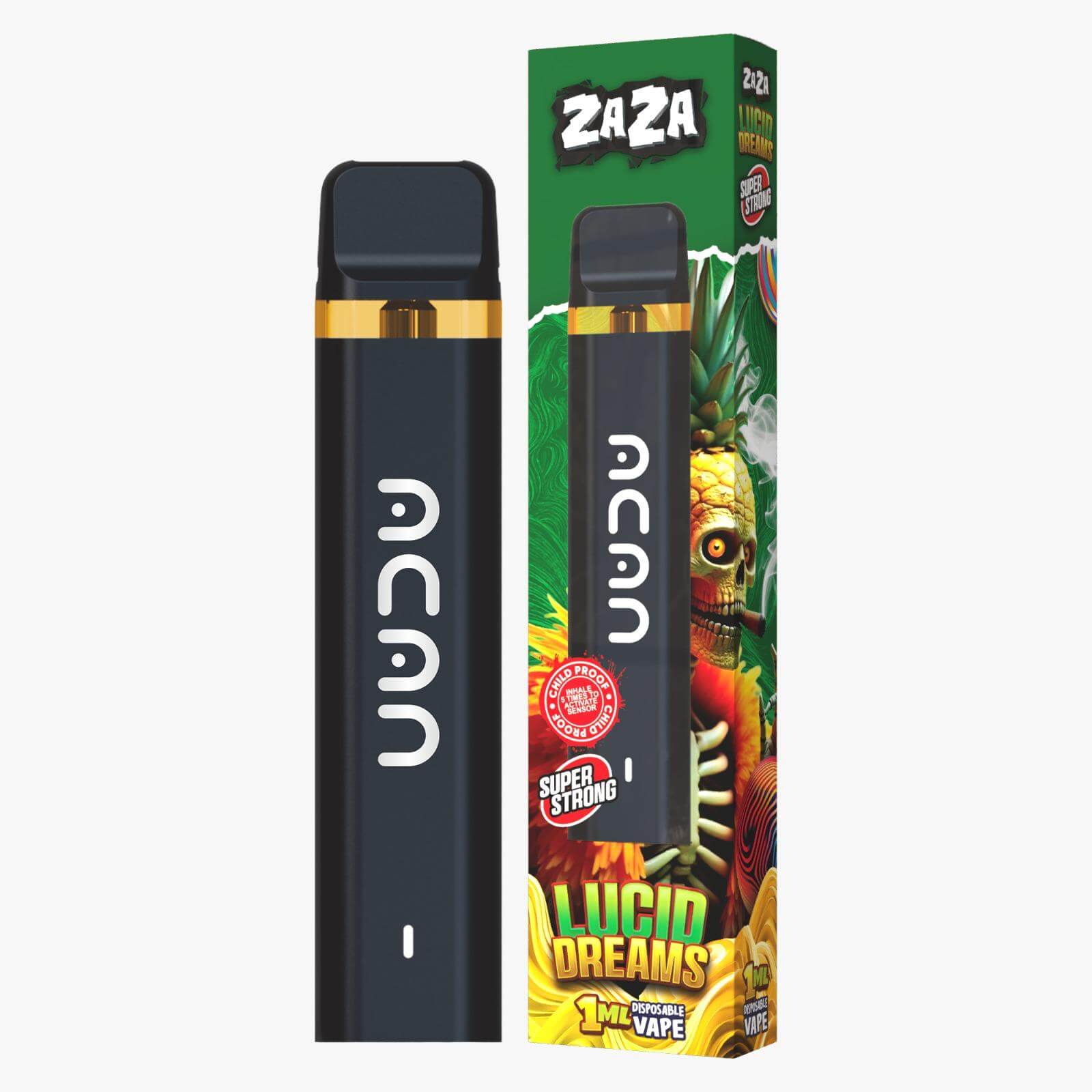 Pineapple Kush ZAZA 1ml Vape Pen
