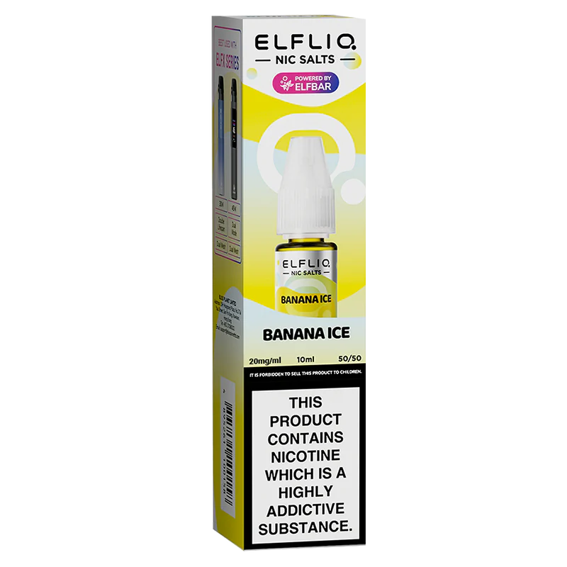 Banana Ice Elfliq Nic Salt 10ml by Elf Bar