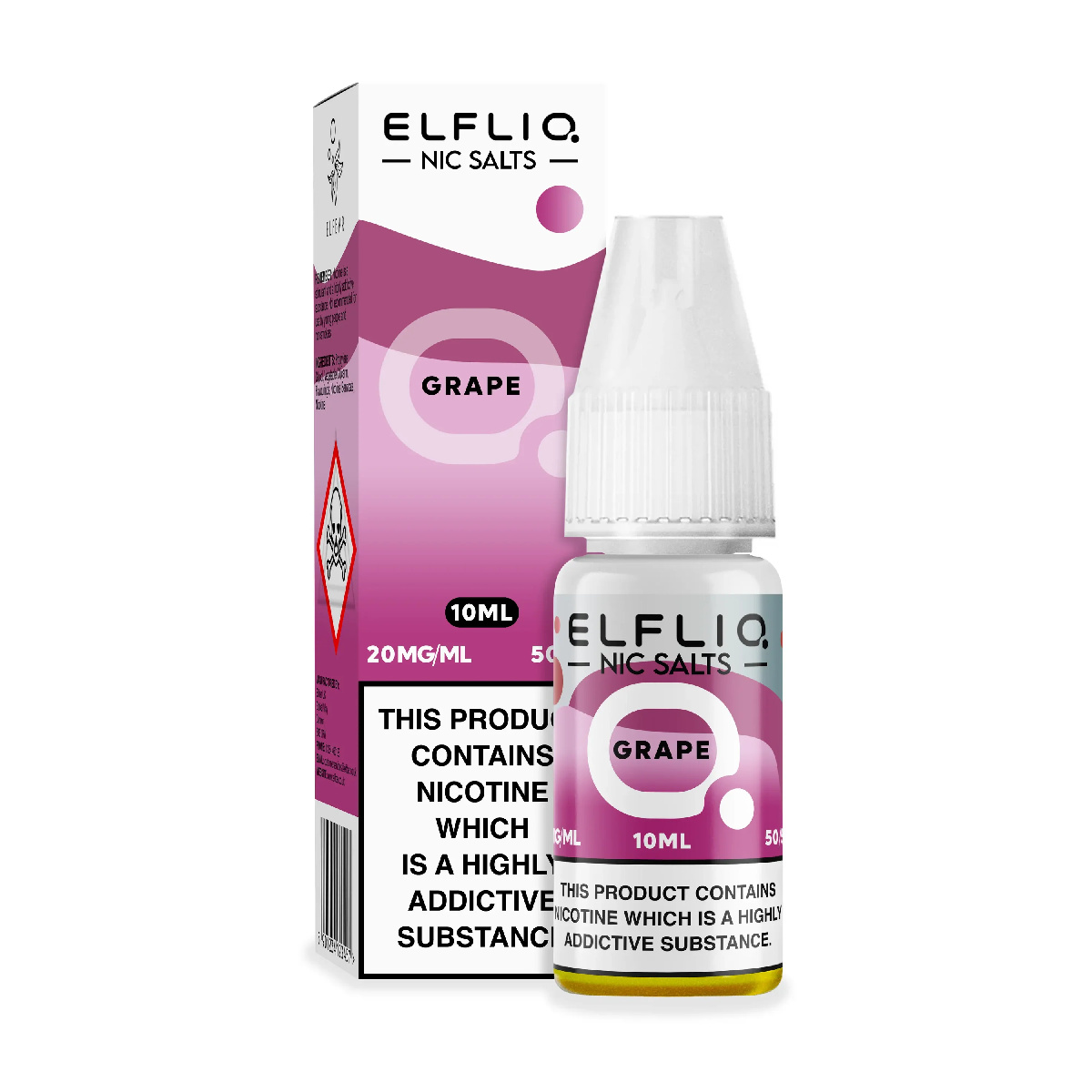Grape Elfliq Nic Salt 10ml by Elf Bar