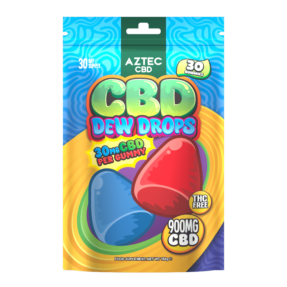 Dew Drops Aztec CBD 900MG Gummies