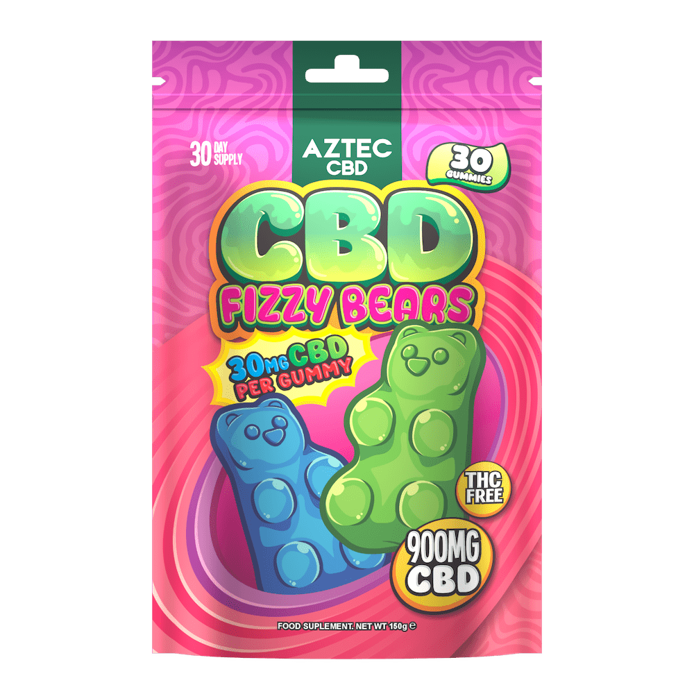 Fizzy Bears Aztec CBD 900MG Gummies