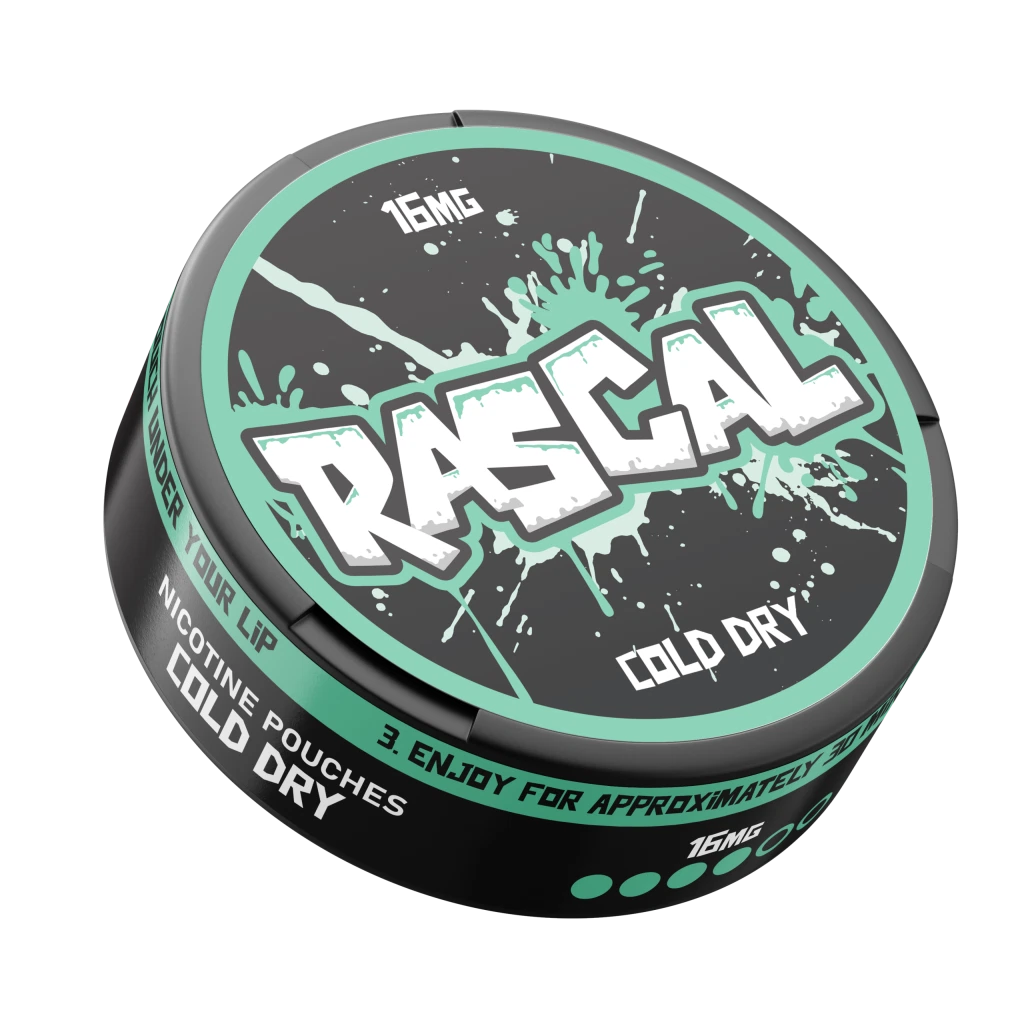 Cold Dry Nicotine Pouches by RASCAL