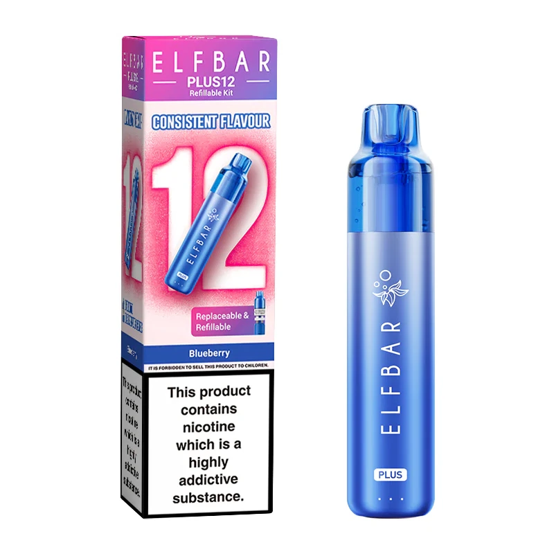 Blueberry Elf Bar Plus 12 Prefilled Pod Kit