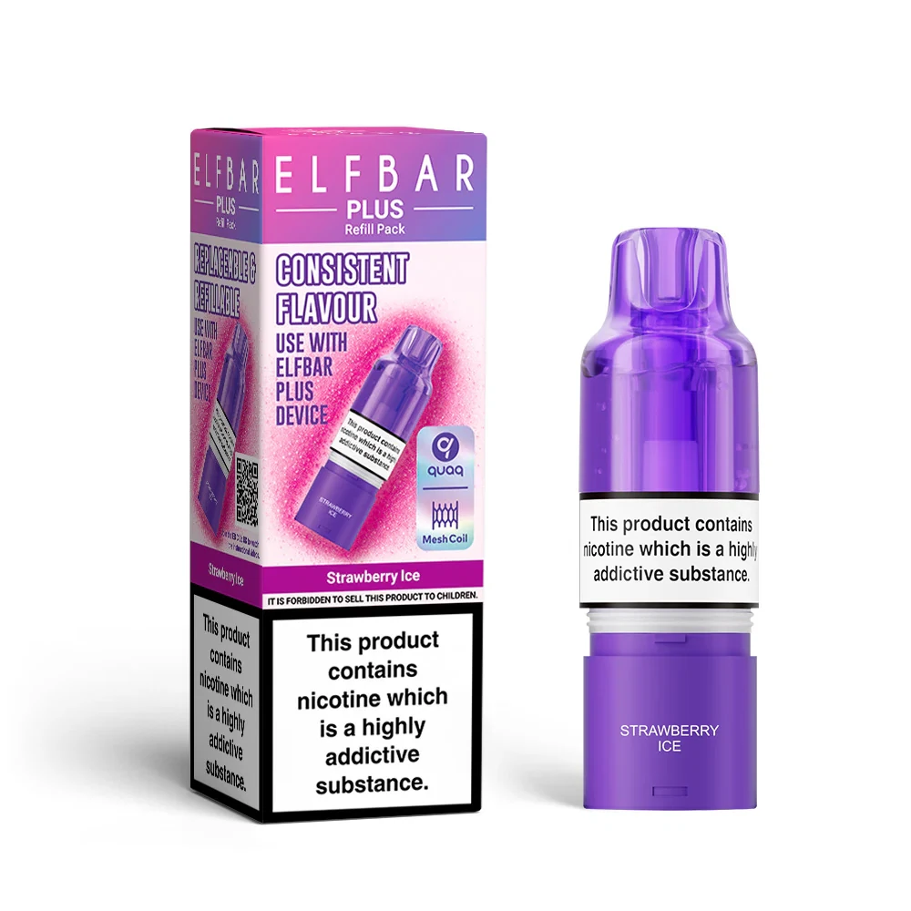 Strawberry Ice Elf Bar Plus Refill Pack