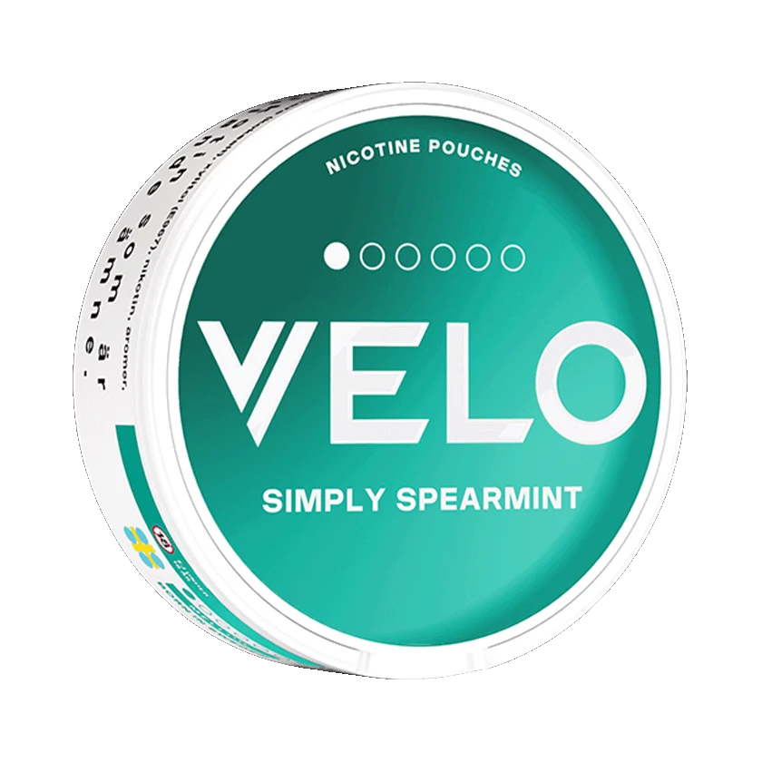 Simply Spearmint Nicotine Pouches by Velo