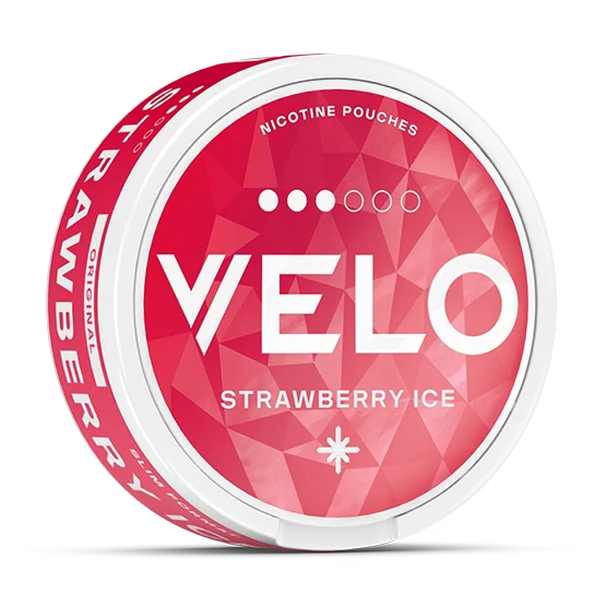 Strawberry Ice Nicotine Pouches by Velo