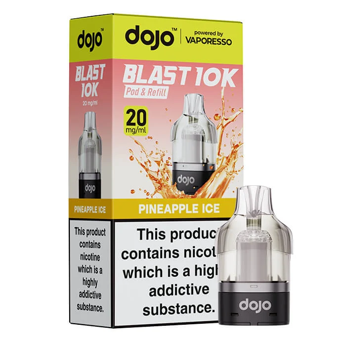 Pineapple Ice DOJO Blast 10K Pod & Refill by Vaporesso Pineapple Ice DOJO Blast 10K Pod & Refill by Vaporesso